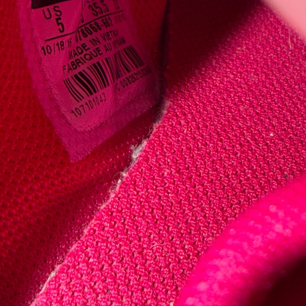 Nike Women's Fuchsia Mesh Sneakers - Picture 5 of 5